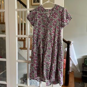 Block Print Dress
